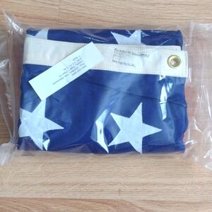 Vintage American Flag 5 Feet X 9 Feet 6 inches 100% Cotton USA New